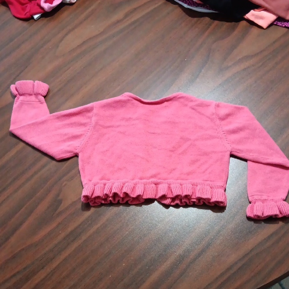 American Princess Fuchsia Ruffle Trim Jacket - Picture 6 of 6